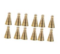 PLAFOPE Encensoir Cone 12 Pièces en Laiton Kit De Brûleur De Poudre D' Porte- D' Porte-brûleur D' Fourniture De Fabrication D' Bricolage Outil De Brûleur