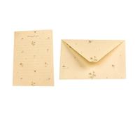 PLAFOPE Ensemble d'Écriture 20 Pièces Papier à Lettres et Enveloppes Petites Fleurs Kit Papeterie Romantique Saint-Valentin Papier à Écrire Floral pour Correspondance et Fêtes