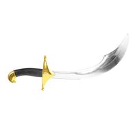 PLAFOPE Épée de Pirate en Plastique Légère, Accessoire de Costume de Pirate pour Fêtes d'halloween et Cosplay, D'aventure Sûr Bords Arrondis, Présent pour Jeux D'imagination et Événements