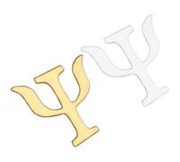 PLAFOPE Épingles Mode Féminine en Alliage, Lot de 2pcs, Épingle pour Vêtements Femmes, Style Symbole Psychologie, Résistant la Décoloration, pour Occasions Décontractées