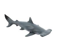 PLAFOPE Figurine Requin Marteau Réaliste en Plastique Solide, Éducatif pour Garçon et Filles, Modèle Pédagogique Animaux Marins, pour Apprentissage et Décoration Océanique, Présent Garçon
