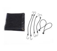 PLAFOPE Filet de Protection en Tissu Noir pour Animaux de Compagnie 115x60 Cm Filet de Séparation Sécurisé Barrière de Voiture pour Chat et Bagages pour Véhicule