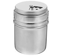 PLAFOPE Flacon à Épices en Acier Inoxydable 6x8 Cm, Shaker Multi-épices avec Distributeur de Cure-dents, Compartiment Rotatif Hermétique Cuisine, Camping et Service Professionnel