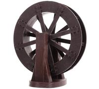 PLAFOPE Fontaine à Eau Décorative en Plastique Roue Cascade Unique pour Décoration DIY, pour Jardin et Bureau, Accessoire Miniature pour Aquarium
