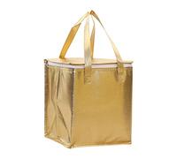 PLAFOPE Fourre-Tout Alimentaire Alimentaire Chauffe-Pizza Fourre-Tout Pliable Thermique à Lunch Thermique Repas Golden Tissu Non Tissé