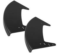 PLAFOPE Garde-Boue Latéral Noir pour Fauteuil Roulant de Sport Planche de Protection Anti-Éclaboussures Résistante Paire Gauche et Droite Installation Rapide et Légère Accessoire