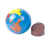 PLAFOPE Globe Terrestre Éducatif pour Garçon Fille Décoration Colorée pour Éveil et Apprentissage Géographique Pédagogique Adapté Dès Ans