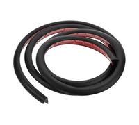 PLAFOPE Gouttière De Camping-Car Auto-adhésive 2 m Noire, Bande Flexible De Dérivation des Eaux Pluviales, Guide D’écoulement Adaptable pour Protection Véhicule De Loisirs