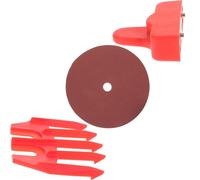 PLAFOPE Guide de coupe pour chèvres et moutons avec affûteur simple et papier abrasif, accessoire en plastique, facile à nettoyer, parfait pour le toilettage en exploitation agricole