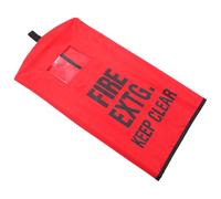 PLAFOPE Housse de Protection pour Fire Extinguisher, Imperméable et Antigel, Tissu Robuste Fenêtre Transparente et Poche D’étiquette, pour Entrepôt et Véhicules