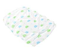 PLAFOPE Housse pour Matelas à Bébé Réutilisable et Lavable, Souple et Légère, Protège-Couches Portable pour Table à Bébé et Voyage, Modèle Deux Éléphants, Adaptée aux Couches Hygiéniques