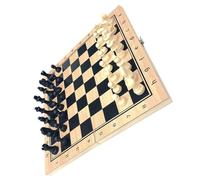 PLAFOPE Jeu Échecs Pliant International Plateau Jeu pour Garçons et Filles Éducatif Portable