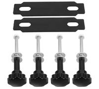 PLAFOPE Kit de Fixation pour Planches de Traction et Galerie de Toit en Alliage D'aluminium, Installation Facile pour Transport D'équipement en Aventure Tout-Terrain