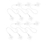 PLAFOPE Kit de Sangles de Sécurité Protection Anti-basculement Blanc, Design Adhésif Flexible en Plastique et Acier Inoxydable pour Meubles pour Bibliothèque et Armoire à Domicile à