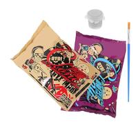 PLAFOPE Kit D'empreintes de Mains Bébé en Poudre de Plâtre Argentée pour Souvenir DIY Capture Moindres Détails des Mains et Pieds de Bébé