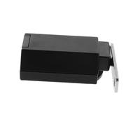 PLAFOPE Loquet Magnétique Pousser pour Ouvrir Cabinet Dispositif de Rebond Automatique pour Portes Lourdes Fermeture Silencieuse Poignée Noir Zinc Alliage Placards et Armoires