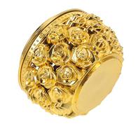 PLAFOPE Lot de 10 Boîtes à Dragées Creuses de Rose Dorée Boîtes à Bonbons Ajourées pour Saint-Valentin et Enterrement de Vie de Jeune Fille Emballage Présent Décoratif et Réutilisable