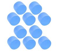 PLAFOPE Lot de 10 Bouchons en Mousse pour Tubes à Essai, Kit D'alimentation en Eau pour Nid de Fourmis, Éponge Absorbante 15 Mm pour Contrôle D'humidité, Accessoires pour Habitat