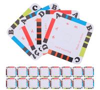 PLAFOPE Lot de 100 Cartes Tissées en Papier Épais pour Tablette de Tissage DIY Accessoires de Bricolage pour Tissage Artisanal Cartes à Tisser Résistantes et Fines pour Projets