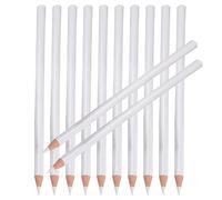 PLAFOPE Lot de 12 Stylos à Pointiller en Bois Blanc pour Manucure, Accessoires Nail Art pour Ongles Acryliques et Naturels, Conception DIY et Ramassage de Pierres Décoratives