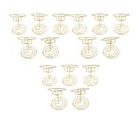 PLAFOPE Lot de 15 Porte-Noms de Chapeau de Diplômé Doré Porte-Cartes de Table Métal Multifonction pour Photos et Notes Accessoires Décoration Fête Remise de Diplômes et Mariage