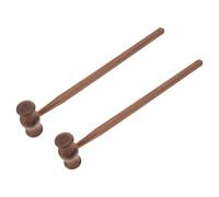 PLAFOPE Lot de 2 Marteaux de Massage en Bois de Poulet Masseur Manuel Bien-être Portable Outil de Thérapie Musculaire pour Dos Cou et Points de Pression Utilisation Bureau et Voyage