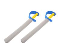 PLAFOPE Lot de 2 Set de Set de Lames en Mousse Eva Légères pour Garçon et Filles Garçons, de Combat Médiéval Bleu, pour Interaction Parent-garçon et Filles et Fêtes Costumées