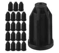 PLAFOPE Lot de 20 Manchons de Tige pour Roulette Universels 1 Pouce en Polypropylène, Inserts de Douille pour Meubles, Fixation Sécurisée et Remplacement Facile, Adaptés aux Roulettes