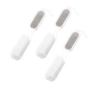 PLAFOPE Lot de 3 Râpes à Pieds Exfoliantes Brosse à Récurer, Poignée Ergonomique, pour Éliminer Callosités et Peau Morte, Accessoires Pédicure Pratiques pour Soins des Pieds Quotidiens