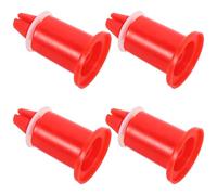 PLAFOPE Lot de 4 Pieds de Niveau Orange pour Plateau de Balance Électronique, Accessoires de Remplacement Universels, Supports Stables pour Balances Cuisine Industrielles, Compatibles