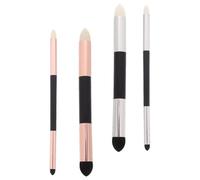 PLAFOPE Lot de 4 Stylos Estompeurs Lavables à Double Tête Gris et Rose Doré, Outil de Croquis pour Estompe, Pinceau Détail Ombre, Matériel Artistique pour Étudiants et Amateurs D'art