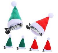 PLAFOPE Lot De 6 Barrettes De Noël Pour Femme Petites Barrettes De Noël Accessoires Pour Cheveux Festifs