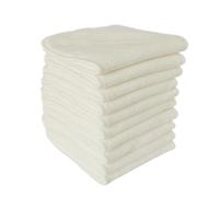 PLAFOPE Lot de 6 Inserts Couches Lavables en Fibre de Polyester à 5 Couches Charbon de Bambou pour Bébé, Lavables et Réutilisables, Tâches ou Se Promener