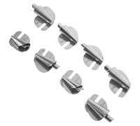 PLAFOPE Lot de 8 Pieds Ourleurs en Acier Inoxydable pour Machine à Coudre Domestique Accessoires Universels pour Ourlets Roulés Outil Pied Presseur Compatible pour Couture et Finition