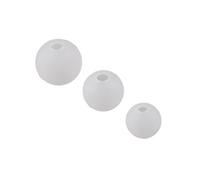 PLAFOPE Lot De 9 Moules En Résine Époxy En Silicone Pour Création De Sphères De Petites Boules De Mini-Sphères En Résine Époxy En Silicone Blanc