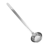PLAFOPE Louche à Soupe Inox avec Manche Long et Crochet Cuillère Large pour Sauce et Bouillon Ustensile de Cuisine Équilibré et Facile à Nettoyer