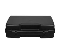 PLAFOPE Mallette de Transport Outils en Plastique Noir avec Compartiments Spacieux et Poignée Confortable pour Usage Professionnel et Extérieur
