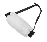 PLAFOPE Manchon Chauffe-Mains Blanc en Polyester avec Poche Zippée et Ceinture Réglable pour Sports de Plein Air Football, Portable et Chaud