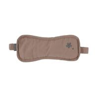PLAFOPE Masque de Sommeil Chauffant Lesté Yeux, Coussin Occultant Marron en Coton, Thérapie Chaud et Froid pour Soulager la Fatigue Oculaire et Améliorer le Sommeil, pour Détente et