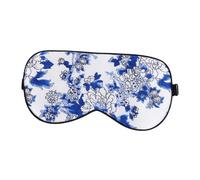 PLAFOPE Masque De Sommeil En Soie Bandeau Pour Les Yeux Sieste Bandeau Dormir Masque Pour Les Yeux D'avion Cache-oeil De Sommeil Bandeaux Drôles Masque De Nuit Fleur Bandeau Soie De Mûrier