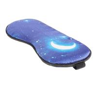 PLAFOPE Masque de Sommeil Soie Véritable Imprimée Compressif et Réglable pour Thérapie Froid Chaleur Cache-yeux Confortable pour Dormir Maison Légère des Yeux