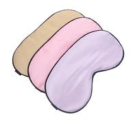 PLAFOPE Masques De Sommeil 3 Pièces Protecteurs Pour Les Yeux En Soie Ombre À Paupières Pour Une Nuit De Confortable Couleur Aléatoire