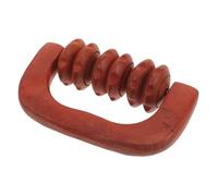 PLAFOPE Massage Bois Roller Manuel pour Corps et Cou Outil Léger et Portable pour Relaxation Musculaire et Étirement Yoga à Quatre Dents Multifonctionnel Bois Naturel