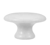 PLAFOPE Masseur Facial en Jade Blanc Forme Champignon - Outil de Massage et Modelage Visage et Ventre - Pierre de Massage Naturelle pour Soins Anti-Âge et Relaxation Peau