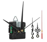 PLAFOPE Mécanisme D’Horloge Murale Radio Pilotée Dcf Allemagne Mouvement Silencieux DIY Kit 2 Jeux D’Aiguilles Métal pour Réparation et Remplacement Compatible Piles Outil Bricolage