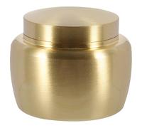 PLAFOPE Mini Urne Funéraire en Cuivre Couvercle Étanche, Petite Boîte de Rangement Hermétique pour Cendres, Poudre de Parfum, Compatible Usage Funéraires et Décoratifs, Format Compact