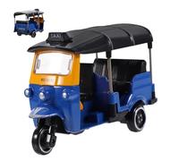 PLAFOPE Modèle Tricycle Vintage Alliage Bleu Décoration Maison Miniature Résistante et Légère pour Bureau et Chambre