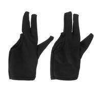 PLAFOPE Moufles de Thermique Résistants Chaleur pour Coiffure 3 Doigts en Tissu Noir 2 Pièces Résistants la Chaleur pour Salon de Coiffure et Usage Personnel