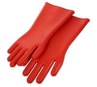 PLAFOPE Moufles Isolants Haute Tension 12 Kv en Caoutchouc Rouge Paire de Moufles de Travail Antidérapants pour Électricien Protection Électrique Industrielle pour Travaux Intérieurs et