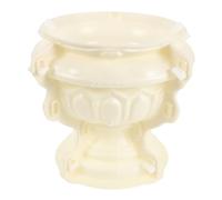 PLAFOPE Moule de Sculpture Architecturale Extérieure en Plastique Beige 33x27x24cm, pour Succulentes et Plantes, Diy, Architectes et Artistes
